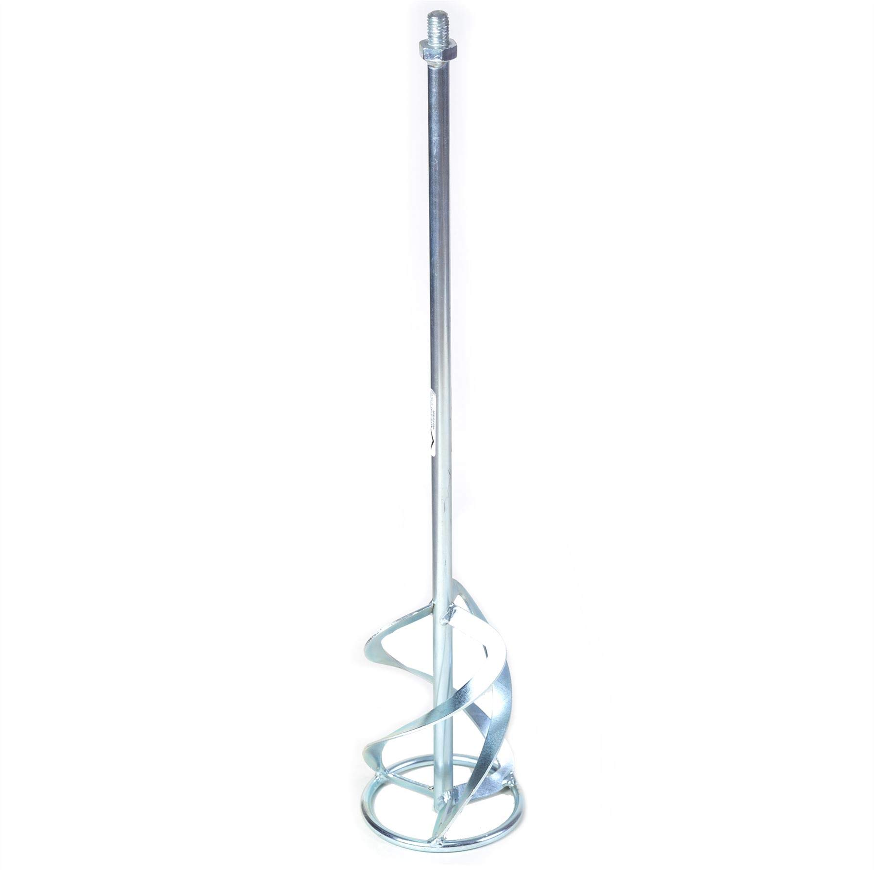 Toolty Professional Mixing Paddle Stirrer Mixer Whisk Agitator 120X750mm M14 Thread Galvanized Steel For Concrete Plaster Diy from B&Q
