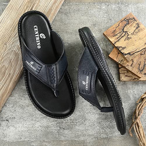 Image of Centrino Men's Flip-Flop Slippers | Luxurious Comfort for Every Step | Slip-On Ease, Stylish Design | Perfect for Beach Days, Poolside Lounging, and Casual Wear (8201)