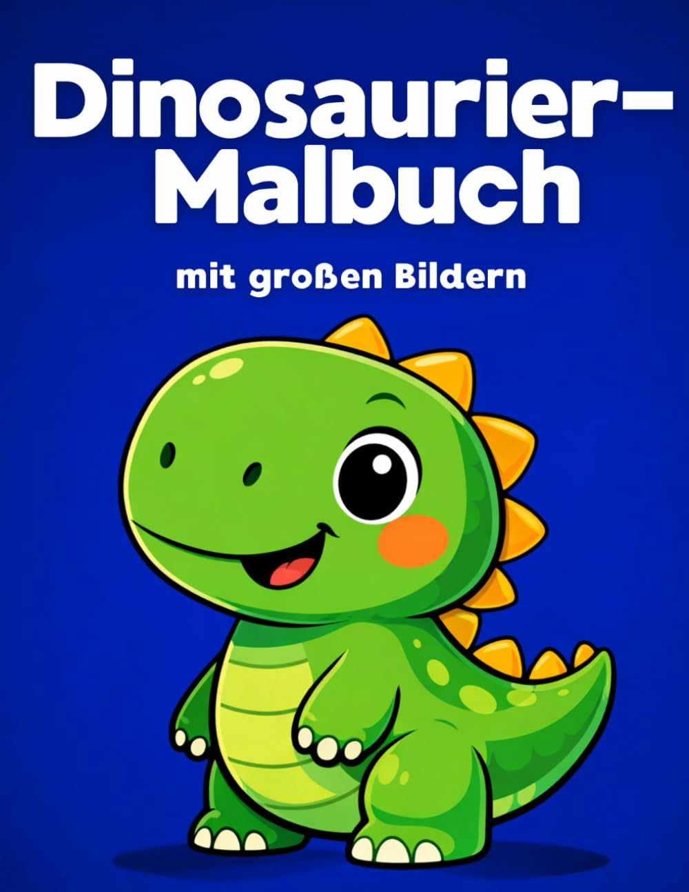 Dinosaurier-Malbuch mit großen Bildern: Für Kleinkinder von 2–4 Jahren