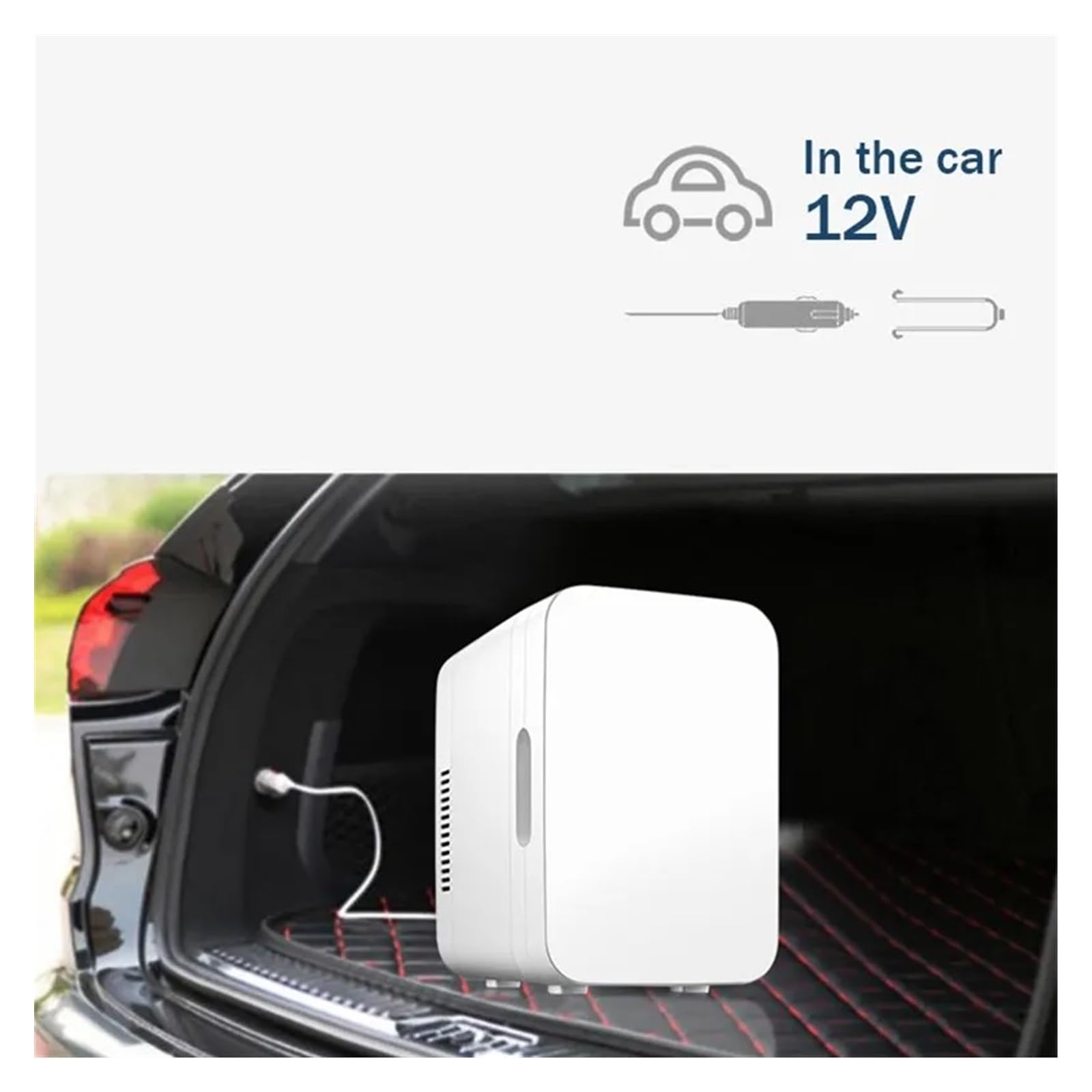 Mini refrigerador portátil de 12 V, 4 L, for Coche, camión, Cocina, Uso doméstico, Picnic, Camping, silencioso, congelador.