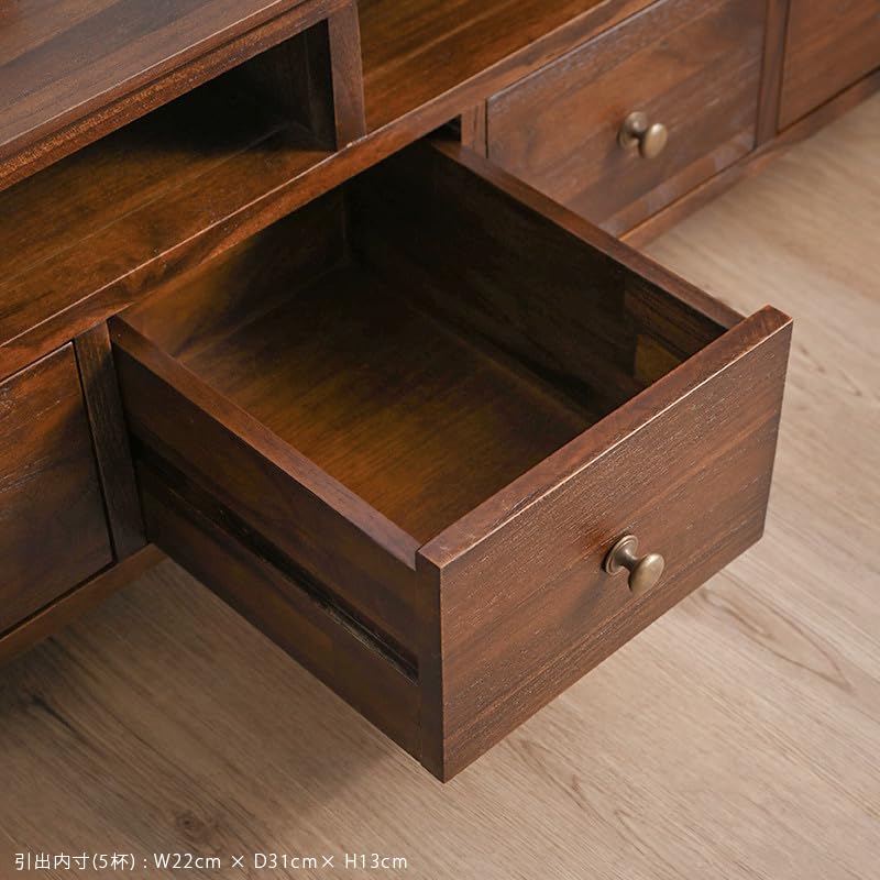 Amazon | らんどまーく Kaglab アジアン家具 アジアン チーク TV台幅