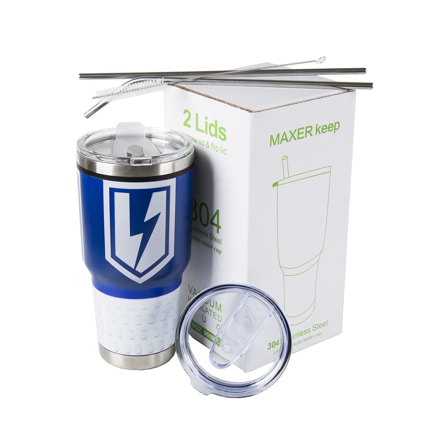 Maxerkeep30OZ Apex Gifts For Dad Husband Birthday Fathers Day Best Present Idea Tumbler Cup with TWO Lids, Double Wall Vacuum Sporty Insulated Travel Coffee Mug BLOODHOUND PATHFINDER OCTANE VALKYRIE
