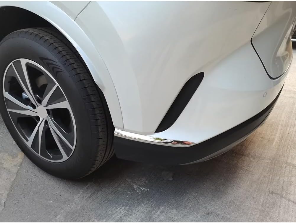 Beautost Fit for Lexus RX RX350 RX350h RX500h F Sport 2023 2024 2025 2026 Bumper Corner Protection Cover Trims Stainless Steel (Rear)