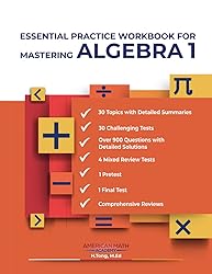 Essential Practice Workbook for Mastering Algebra 1