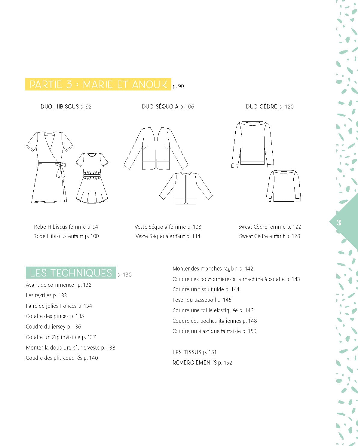 D'une garde-robe à l'autre : couture mère fille: 18 modèles à coudre pour mère et fille en toute complicité