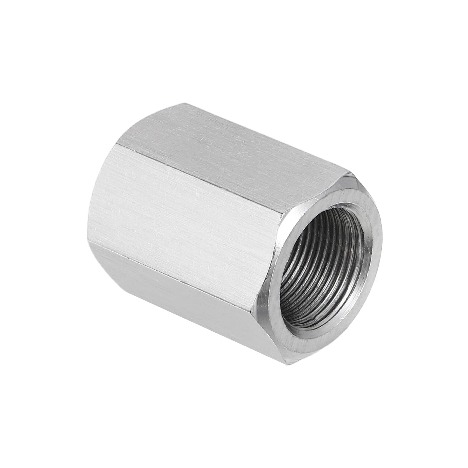 PATIKIL M16 x 1-Pitch 304 Stainless Steel Hex Coupling Nuts, 30mm / 1.2" Length Fully Threaded Rod Coupling Nut Studding Connector Fasteners, Silver Tone