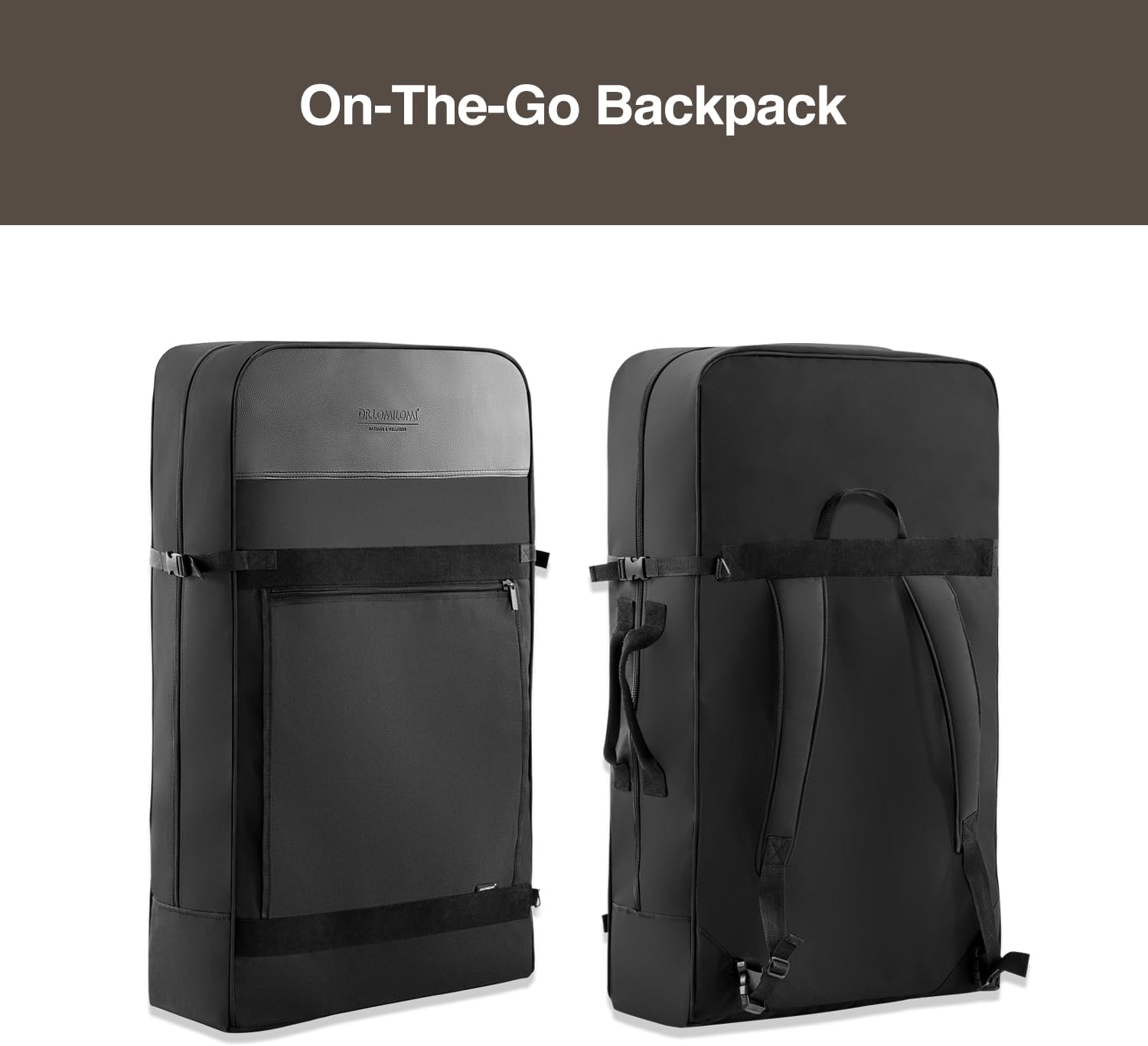 Halia 302 Classic Ultra-Light Travel-Size Aluminum Foldable Portable Massage Table for Professional Mobile Massage Therapists, with Side Arm Extensions