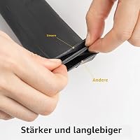 YunSCM 2 camere de aer de 27,5 inchi, valvă Schrader AV 32 mm, ranforsate, pentru biciclete electrice cu lățimea de 2,5 2,6 2,8 3,0 4