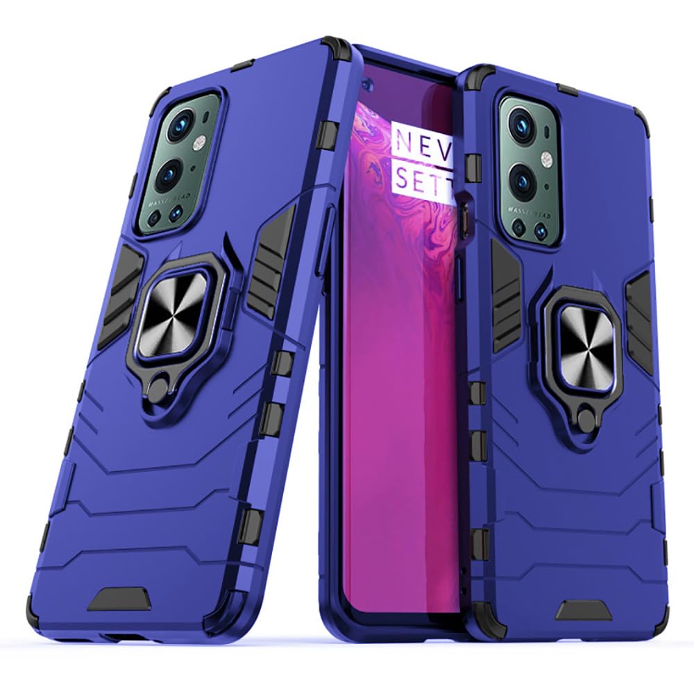 Casotec Armor OnePlus 9 Pro 5G Defender Case | Rotating Ring Holder & Kickstand in-Built | Military Grade Armor | 360 Degree Protection Back Cover for OnePlus 9 Pro 5G (Deep Blue) (B0D7TLJ4VG) Amazon Price History, Amazon Price Tracker