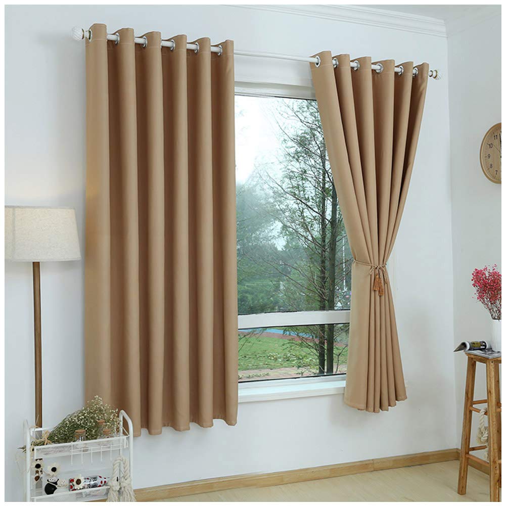 Rideau court de chambre OKUOKA occultant pour petite fenêtre