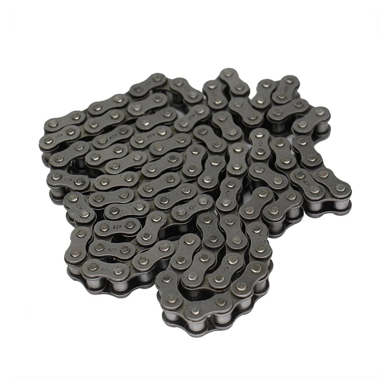 Catena a rulli 04C for pignone 04C | Catena di trasmissione in ferro con passo da 6,35 mm, 1/1,5/5 m for pignoni 04C(5 Meter)