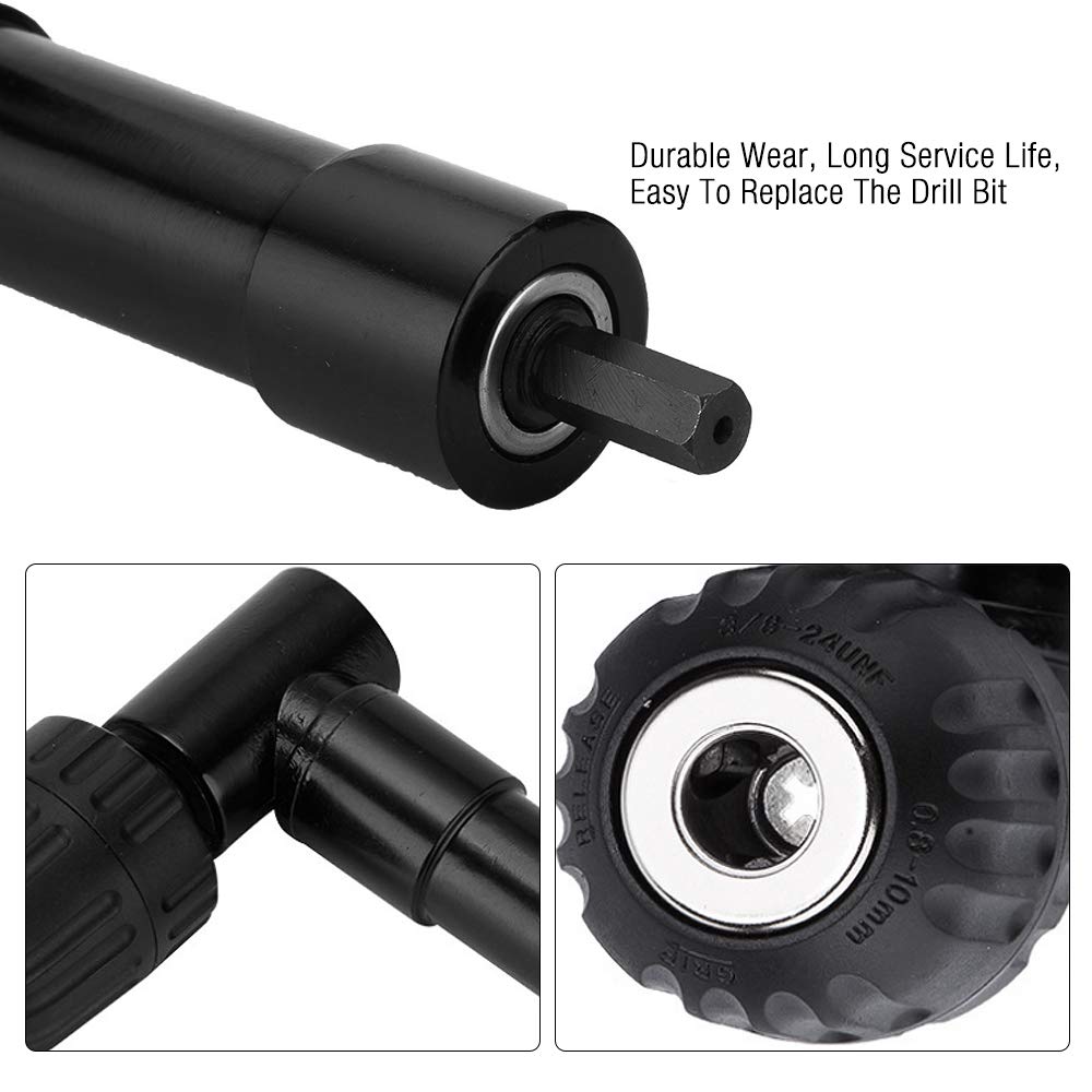 Embout de perceuse à angle droit, 0,8 à 10 mm 90 degrés pour perceuse à angle droit professionnel