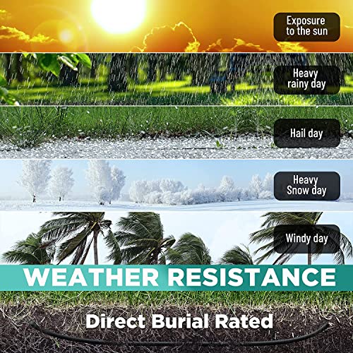 Image of Sadow 80 Meter Cat6 Outdoor Ethernet Cable Cat 6 Network Cable Heavy Duty Direct Burial In-Ground 24AWG UTP Waterproof UV Resistant RJ45 LAN Cable (80.00)