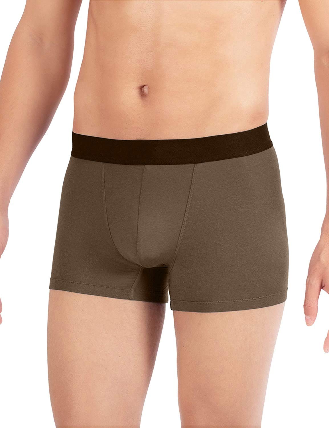 GO SMART Ayur Micro Men Premium Comfortable Cotton Brief | Underwear for Men | 100% Comfortable - Pack of - 4 - Size - 95 Dark Brown-picture-13