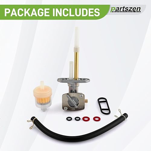 Miniatura 5 de Válvula de interruptor de llave de combustible para Kawasaki Bayou 220 300 KLF300 Suzuki King Quad 300 LT80 LTZ250 LTZ400 Trail Blazer 250 Trail