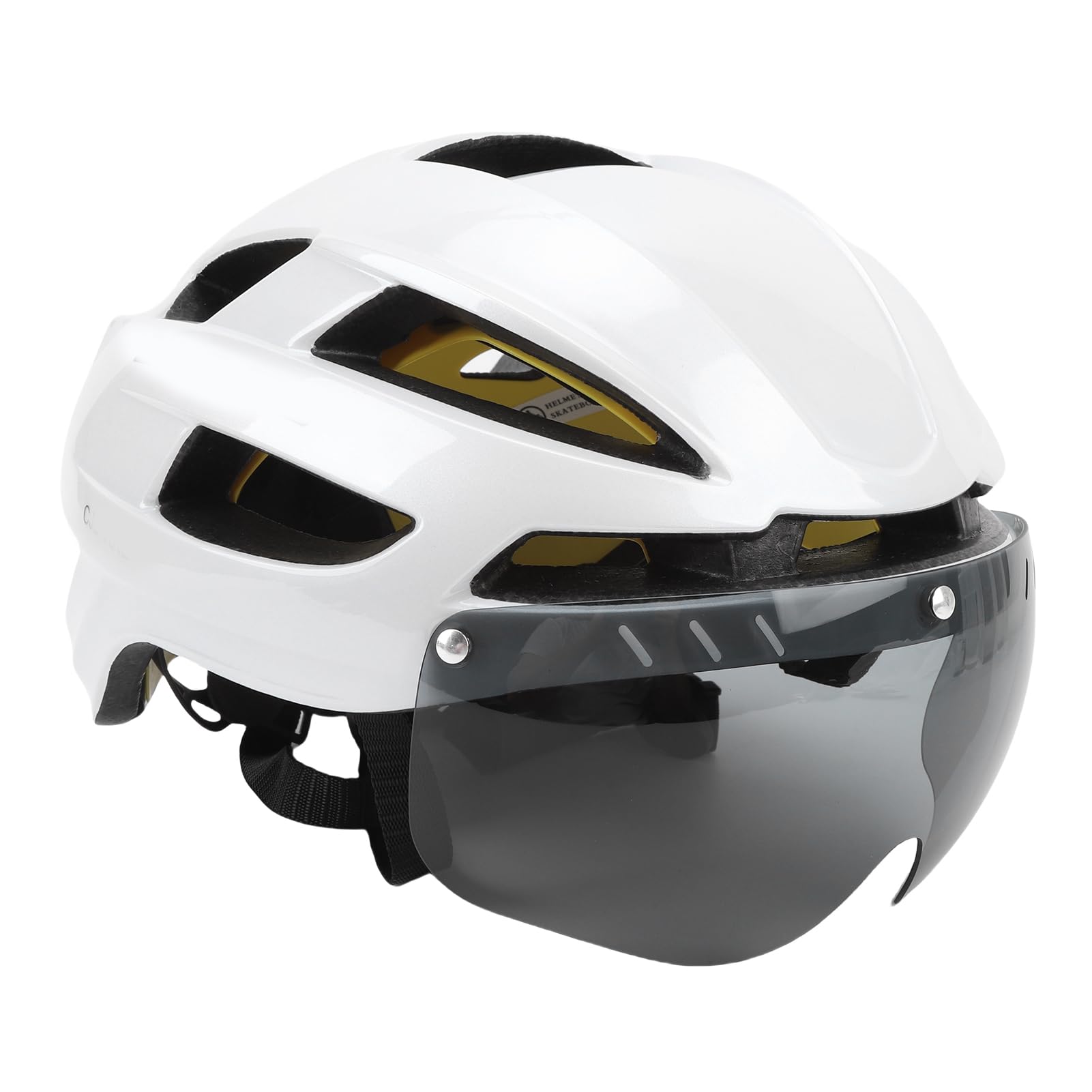 Sxhlseller Casco da Bici MIPS con Luce LED Regolabile |Per Uomini Donne Adulti Ciclismo su Strada Guida Notturna