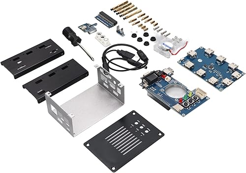 Miniatura 8 de Mister FPGA Kit de carcasa de metal, tablero SDRAM de 32 Mb con tutorial, Hub USB V2.1 Io Board Juego de carcasa de metal para simular consolas de