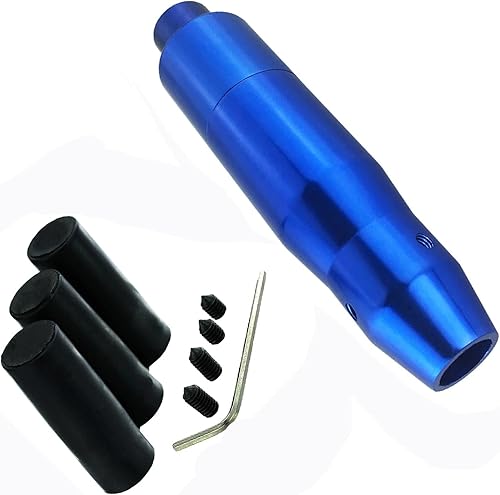 Miniatura 6 de Abfer Pomo de palanca de cambios automático para botón de automóvil, para la mayoría de vehículos, camiones, color azul