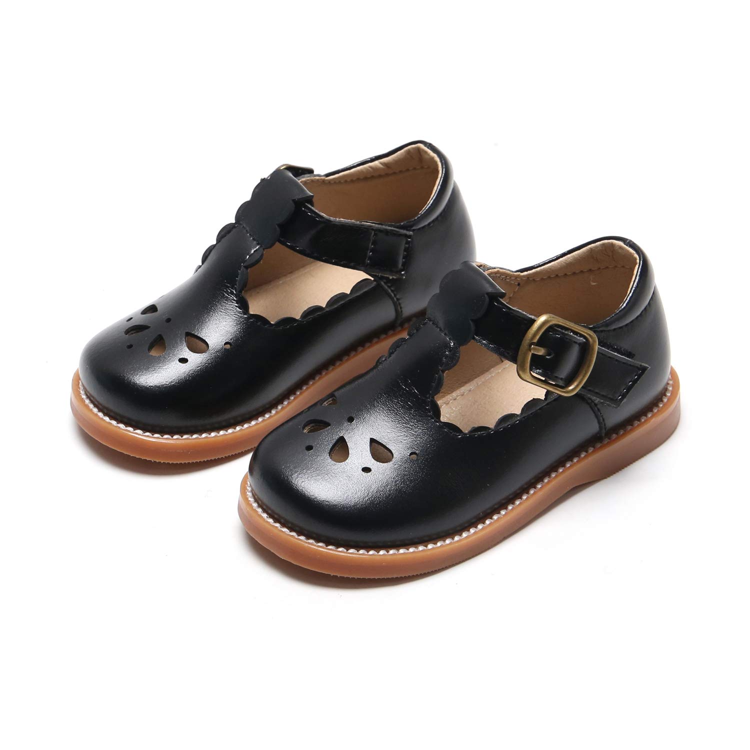 ESTINE Toddler Kids School Uniform Oxford-Little Girls Dress Party Shoes