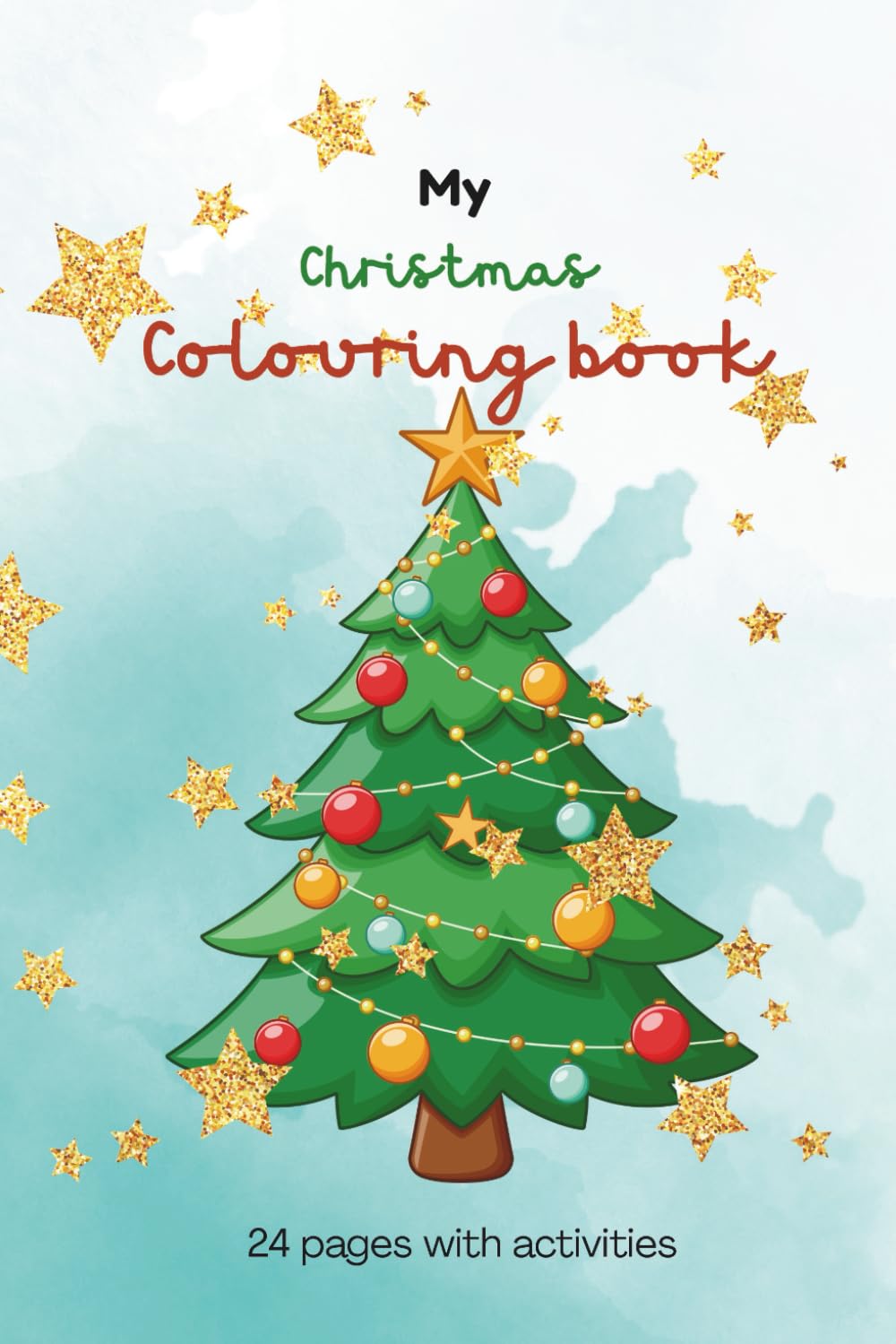 Christmas colouring book