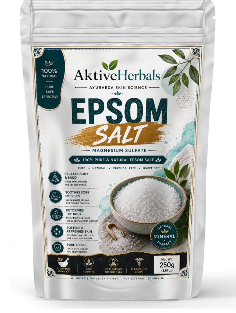 Epsom Bath Salt | 100% Natural Magnesium Sulfate | Ideal for Foot Soak, Bath Therapy & Soft Skin Care-picture-27