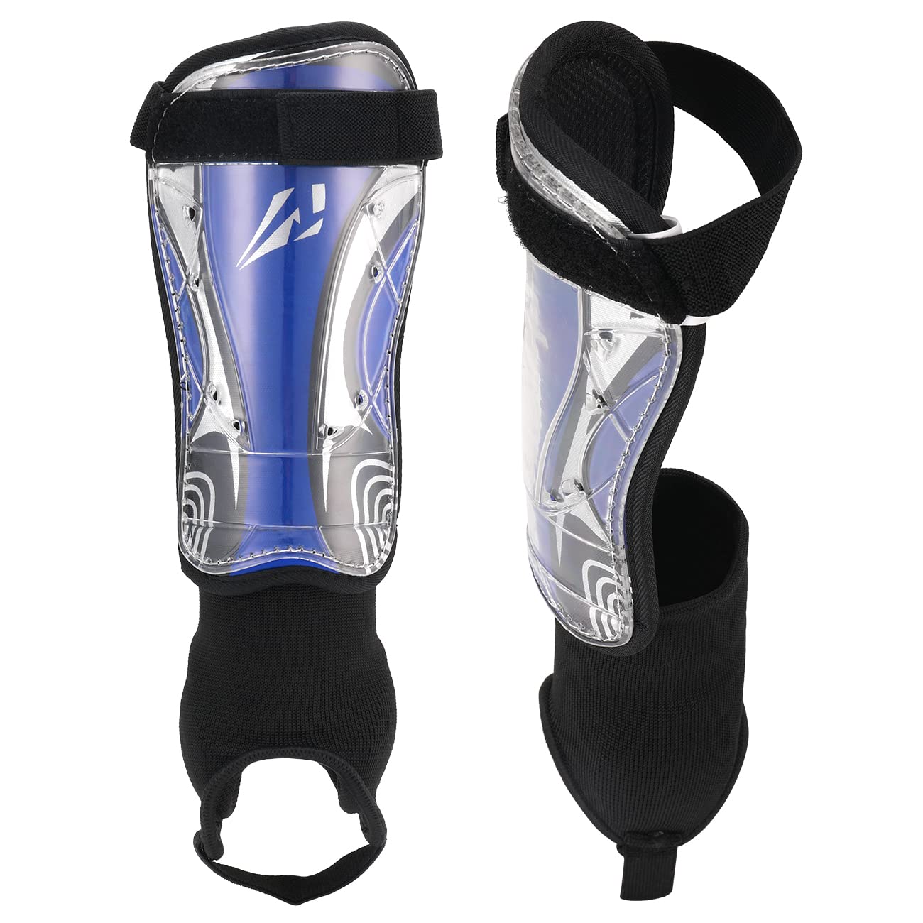 Espinilleras de fútbol con protección flexible de bajo perfil, ideal para jóvenes, jóvenes y jóvenes