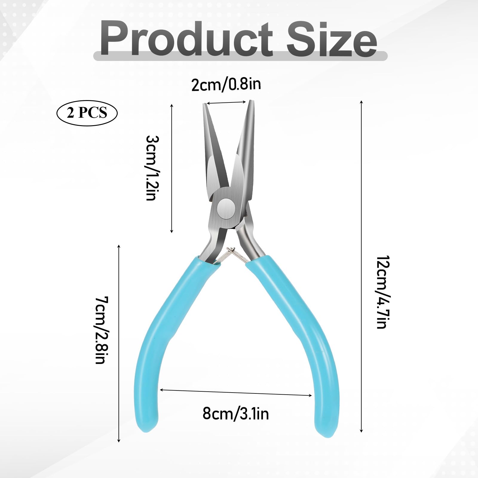 4.8 Inch Mini Jewelry Pliers - Image 2