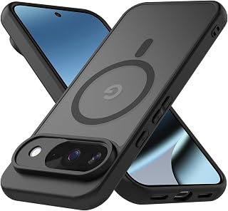 MOBILE MART Back Case Cover Compatible for Google Pixel 9, Transparent Smoke Coloured Case with Mag-Safe Wireless Chargin... Price In India