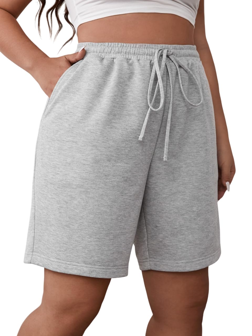 AFT Torpedo Ultra Relaxed Cotton Jogger Shorts s/Loose Soft Casual Lowers/Casual Extra Cotton Shorts Lower Cotton for Women||Women Shorts||Women-310125rA4Grey 38 (Shorts)-picture-42
