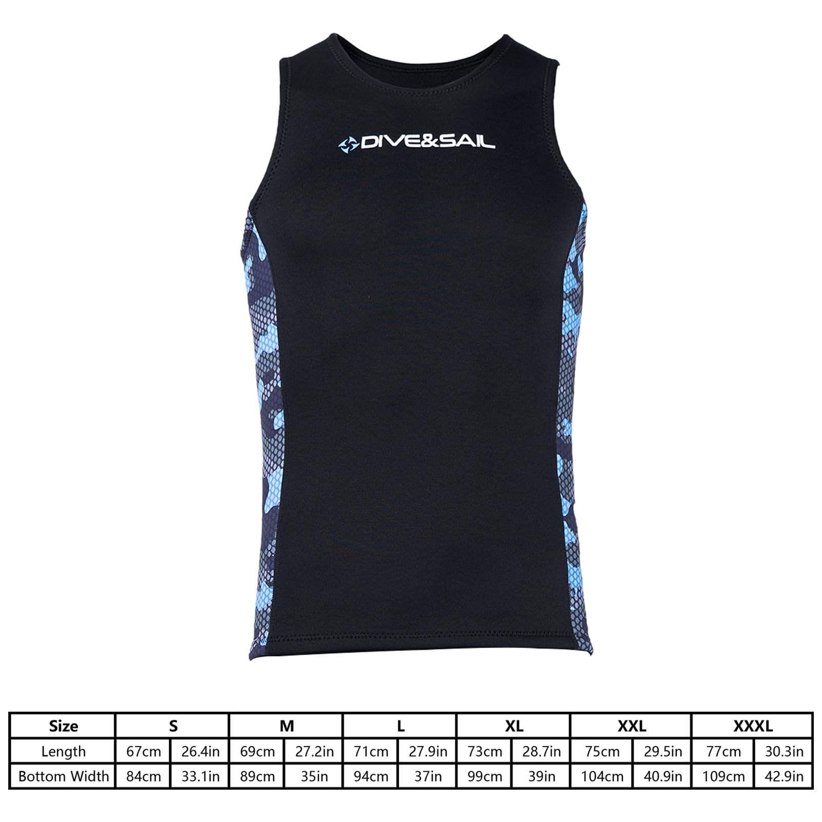 Giubbotto Muta, Top Surf in Neoprene, Camicia a Manicotto Senza Maniche, Ideale per Nuotare, Immersioni