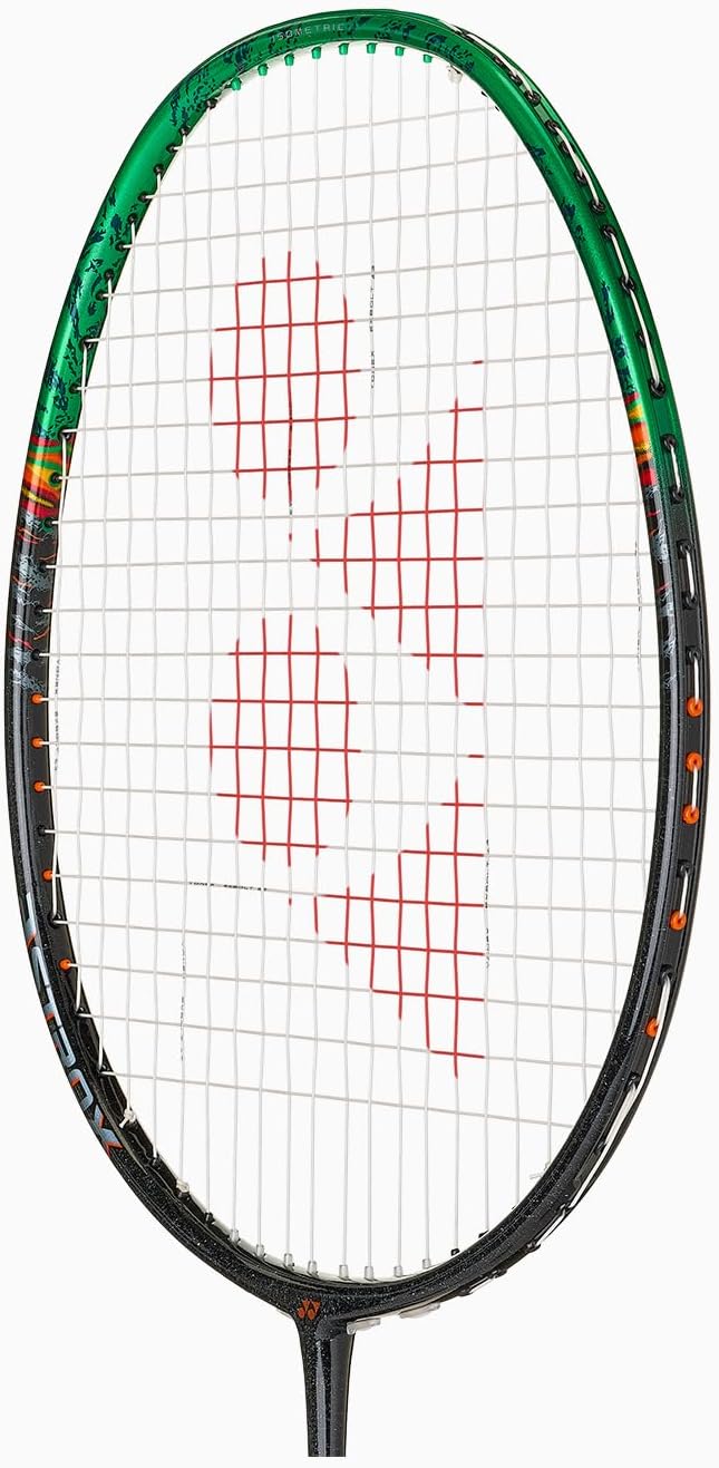 YONEX Badminton Racquets ASTROX 99 Game (Black/Green)|2G Namd Flex Force |Lightweight END Cap|Concentrated Sweet SPOT for Power|Shot Information Connector |4U G5|