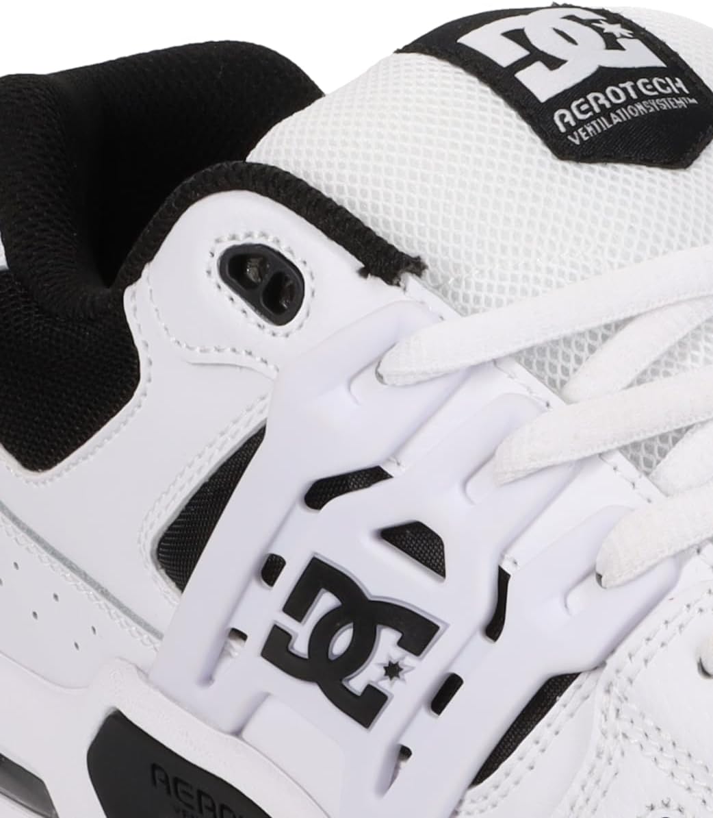 DC, Men's, AT-2, White/Black, 7.5, Medium
