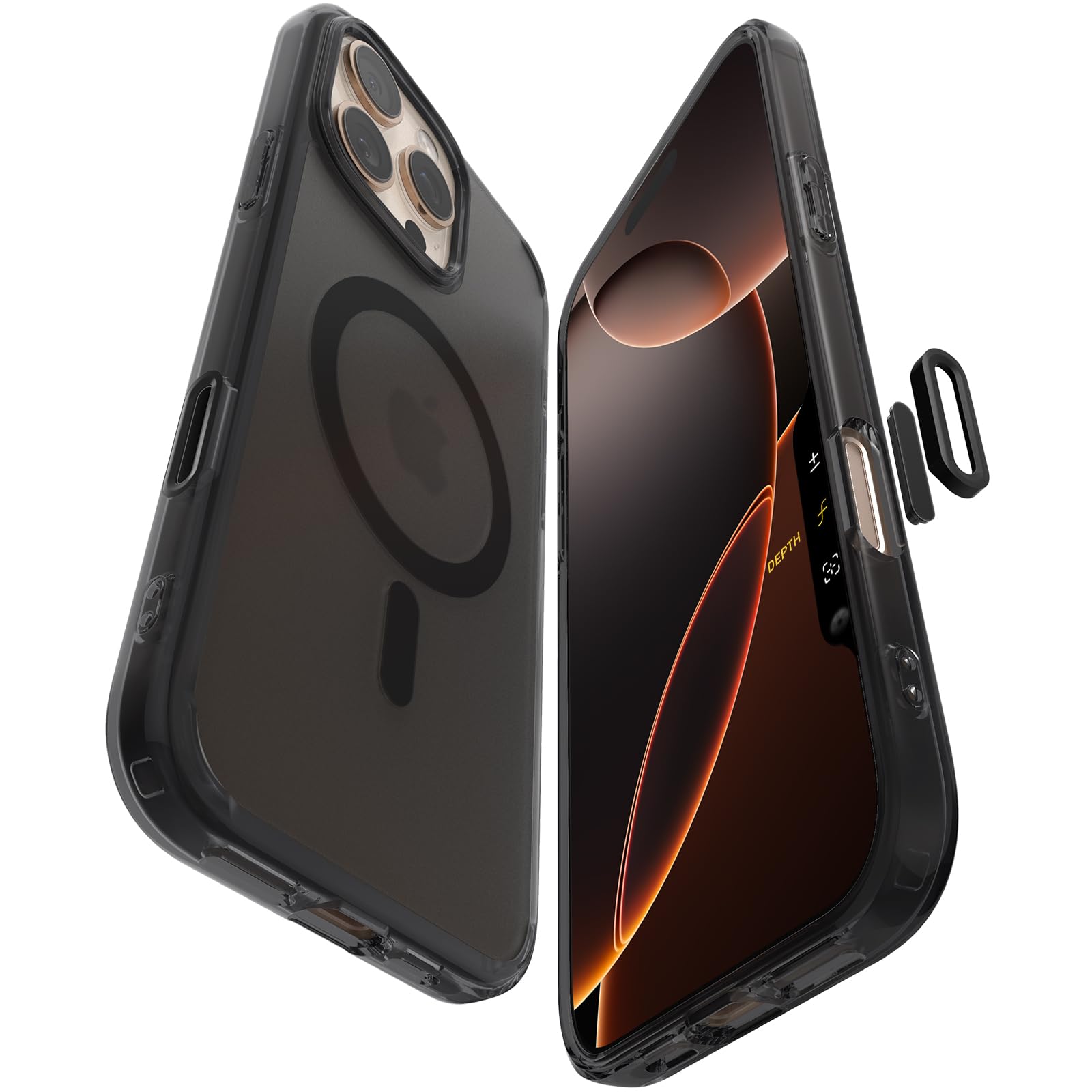 Spigen für iPhone 16 Pro Max Hülle [Kamerasteuerung] Extreme Magnetkraft Ultra Hybrid T MagFit Militärschutz Case Magnetisch Handyhülle Stoßfest Kratzfest Kompatibel mit MagSafe -Frost Black