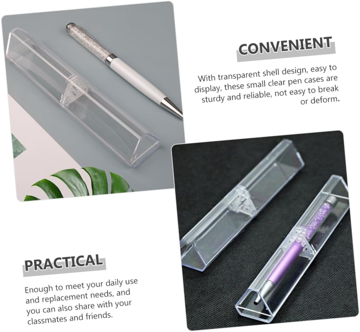 Amazon.co.jp: OFFIGAM 15個透明ペンケース ペン収納ボックス 軽量 用 ビジネス 記念日 学 : 文房具・オフィス用品 透明ペンケース プレゼントボックス シングルペンディスプレイ用 軽量ストレージコンテナ ビジネス 誕生日や記念日のお祝いに 15個入