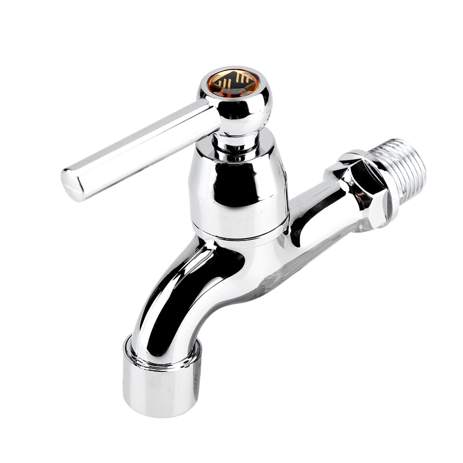 ABS Plastic Water Faucet Washing Machine Faucet Laundry Bathroom 1 2 inch Tap with Single Handle Wall Mounted — view 4