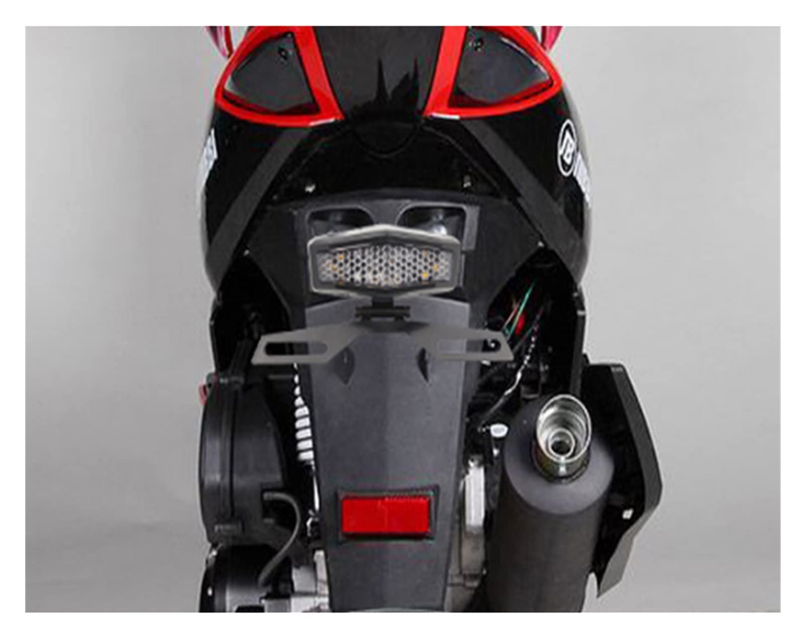 Clignotant Clignotants Universel Stop Frein Feu Lampe Clignotant Intégré DRL Support De Plaque D'immatriculation Pour Moto Dirt Bike ATV