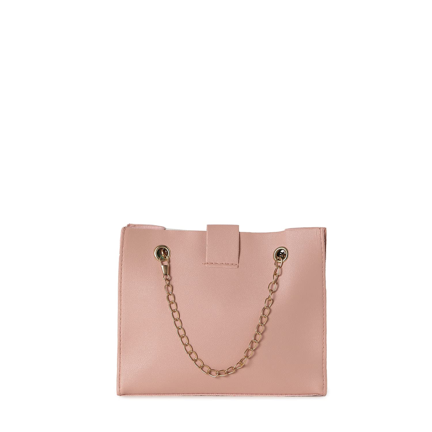 Haute Sauce Women checked sling bag with a pink flap (HSHB1236) 4