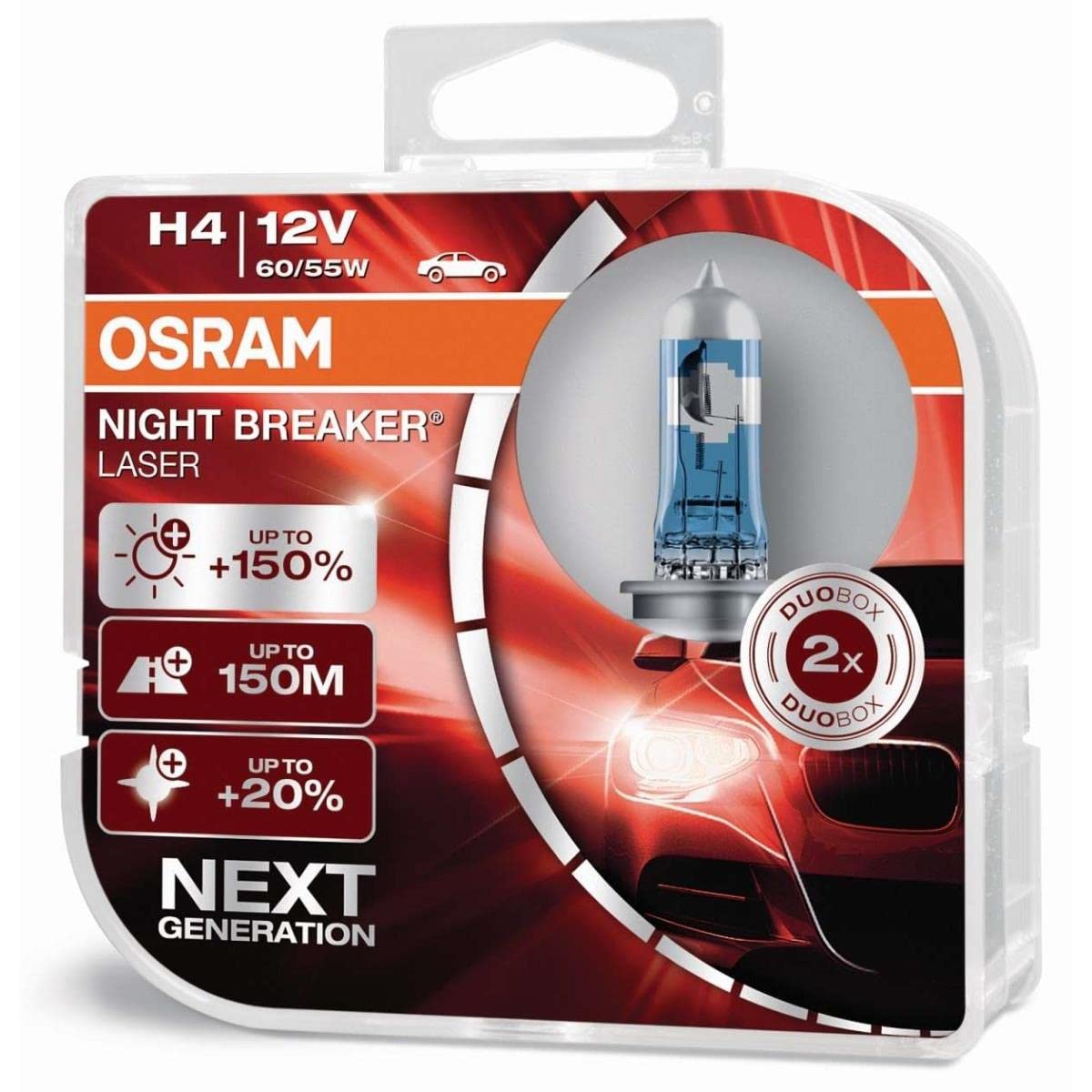 EISENFELS 70803192 - Juego de faros delanteros (derecha e izquierda, incluye bombilla H4 Night Breaker compatible con 107)