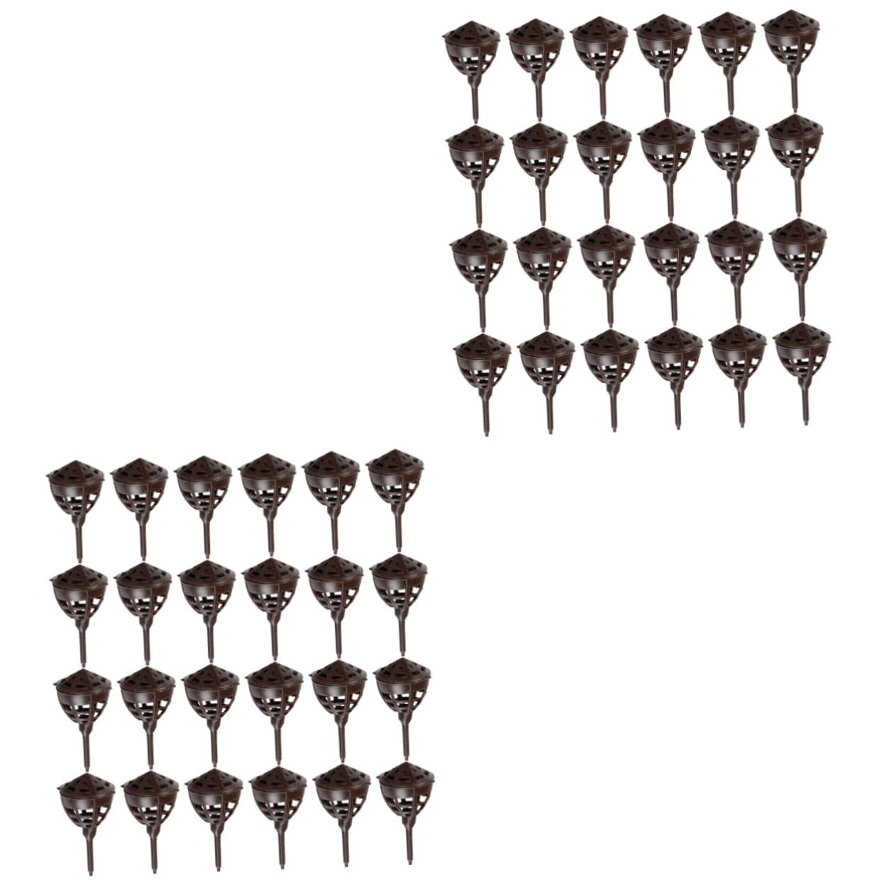UKCOCO 2 Ensembles Boîte Engrais Pour Bonsaïs Couvercle Panier De Fertilisation Pratique Pour Jardinage Plantation De Plantes Pot 100 Pièces * 2