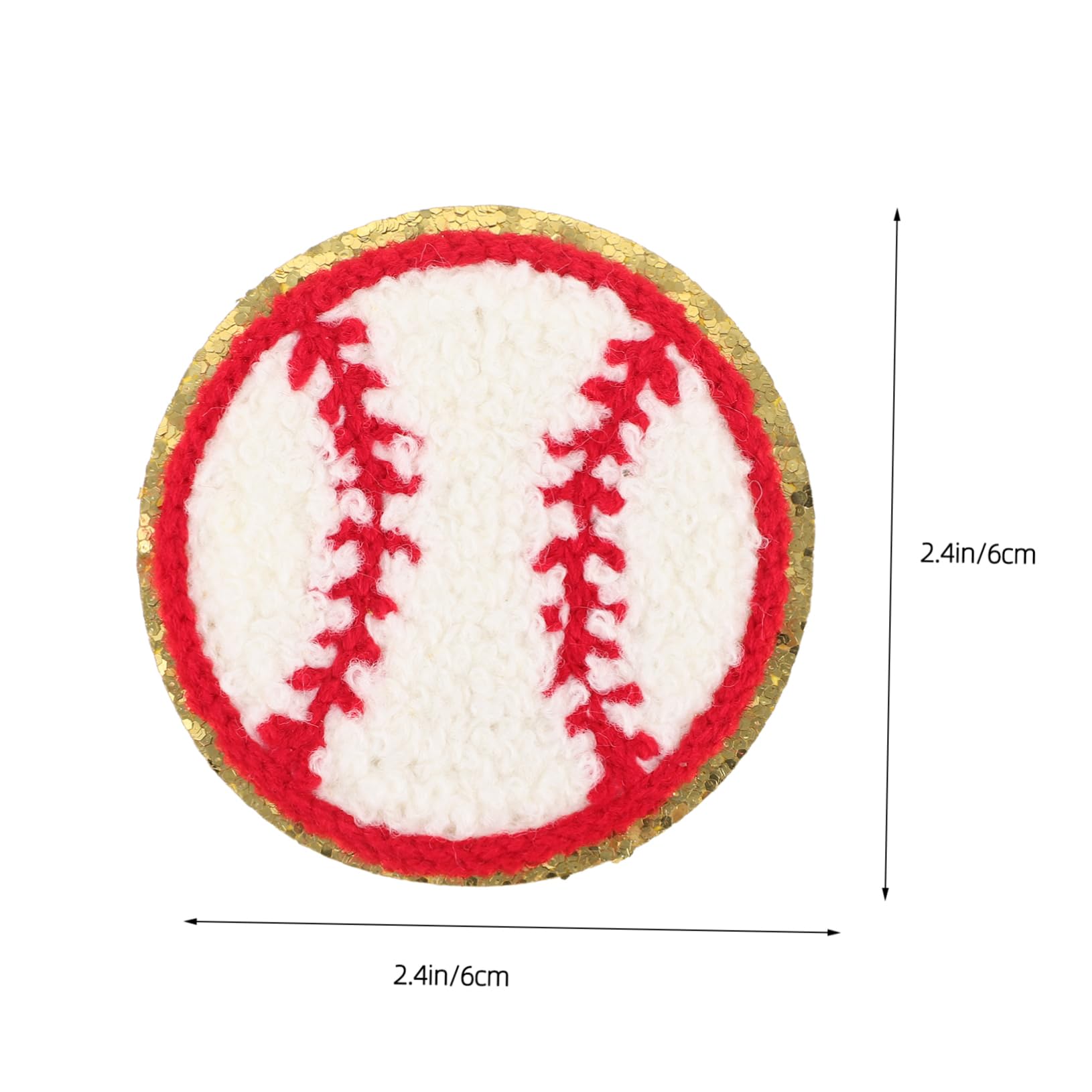 60piezas Parches De Béisbol Reemplazables Para Sombreros Parches Decorativos De Ropa Resistentes Al Accesorios Para Manualidades y Reparaciones