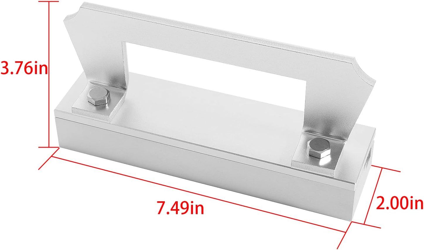Magnetic Bevel Jig Fit for Knife Making, Steel Grinding, Metal Sharpening, Heavy-duty Steel, Easy to Use
