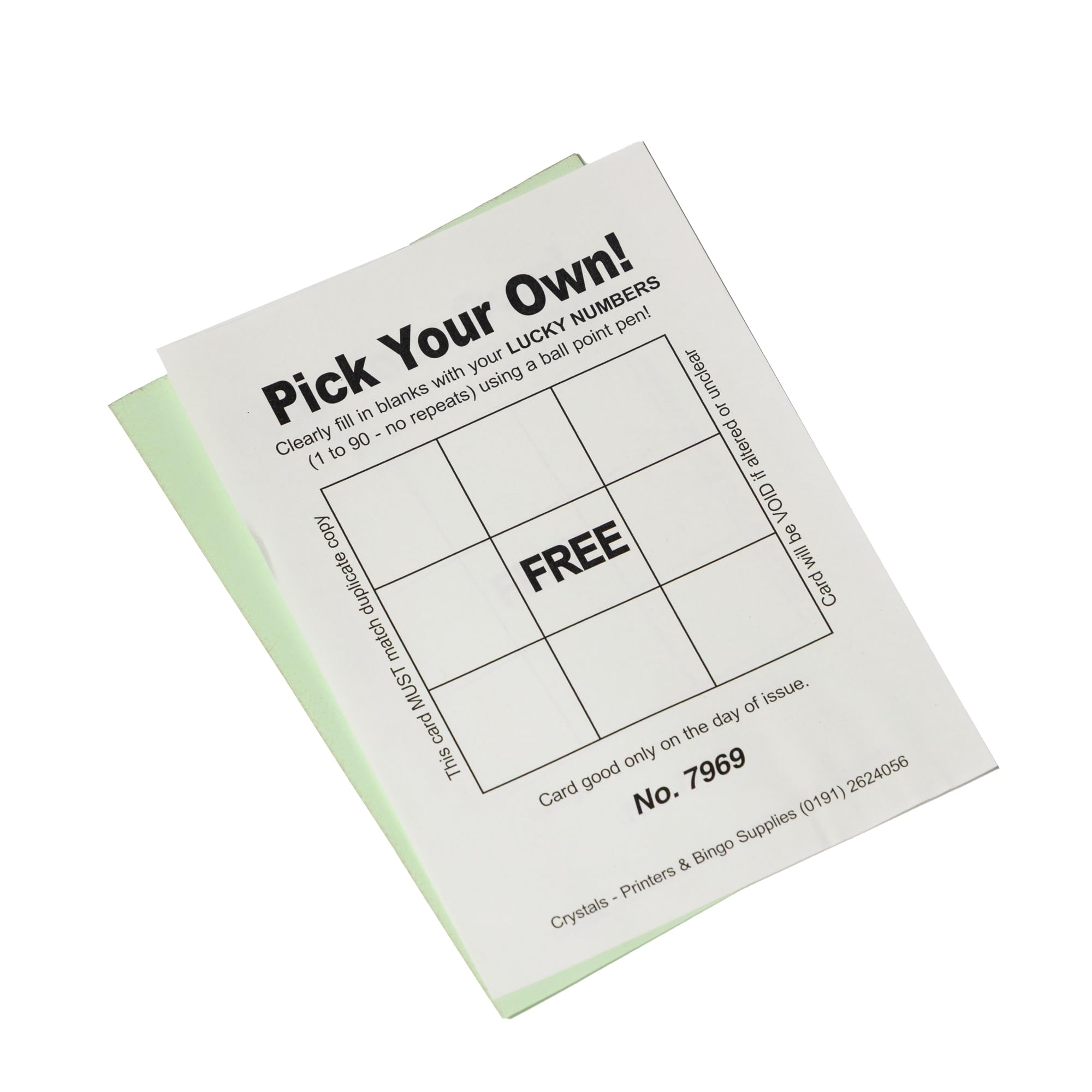 pick your own bingo pack of 250