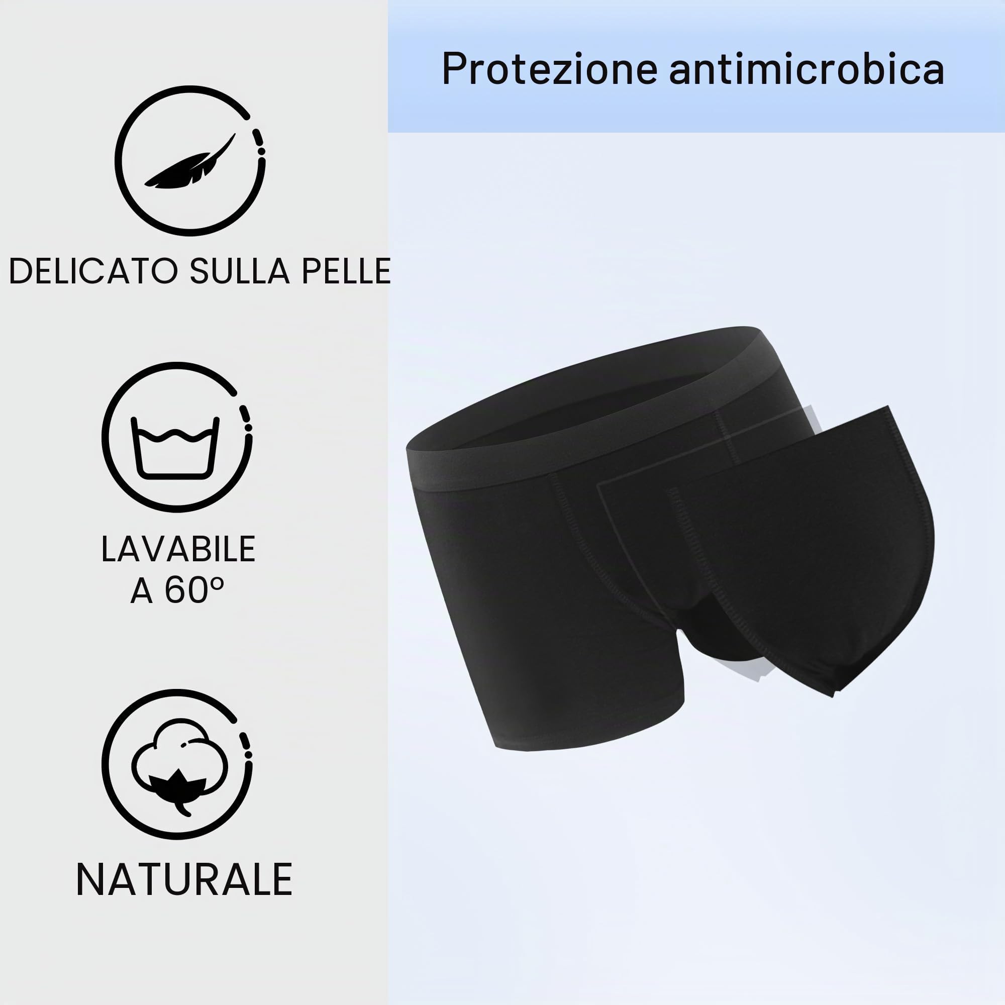 Uizuooy Mutande Bambino Boxer Ragazzo Slip Bambino Comodi Boxer Uomo Cotone Elasticizzato 8-16 Anni Pacco da 12 1605 BL 158-164
