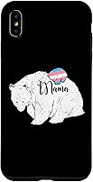 Vista 7 de Funda para iPhone 15 Transgender Mama Bear Hijo Hija