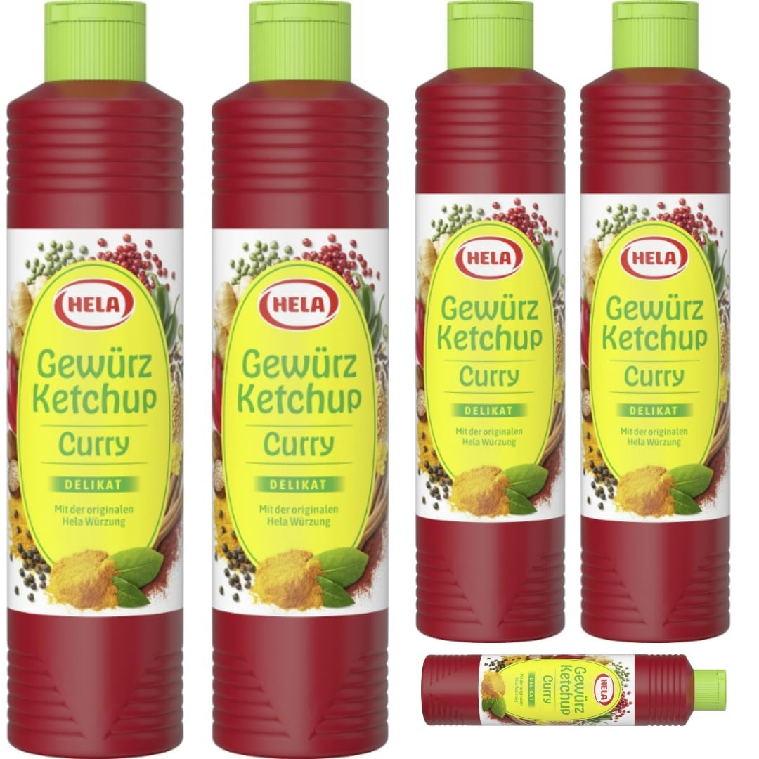 Mit Pufai Grocery, Hela Curry Gewürz Ketchup delikat 800 Mililiter x 5 STÜCK