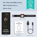 MorePro Health Fitness Tracker with 24/7 Heart Rate/Blood Pressure Monitor, Blood Oxy-gen/Sleep Tracking, 120+ Sports Activity Tracker, Smart Watch (Make/Answer Call) with Step Counter for Women Men