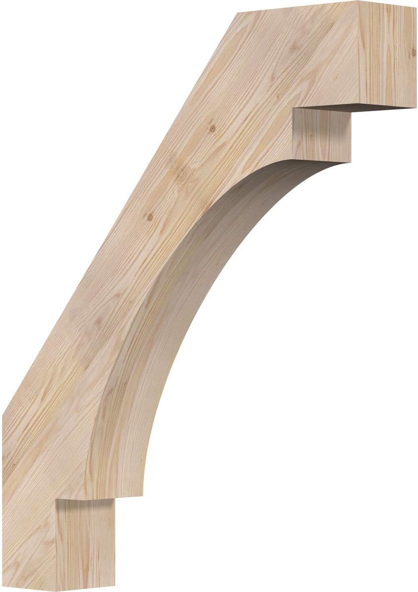 Ekena Millwork BRC06X30X36MRC00SDF 5 1/2W x 30D x 36H Merced Smooth Knee Brace, Douglas Fir