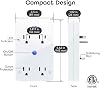 Enchufe Inteligente Geeni Wi-Fi de 4 Salidas, Protección contra Sobretensiones, Fácil Instalación, 1 Unidad | Compatible con Alexa y Google Home, convierte 2 salidas en 4, blanco, Wi-Fi de 2.4 GHz 7