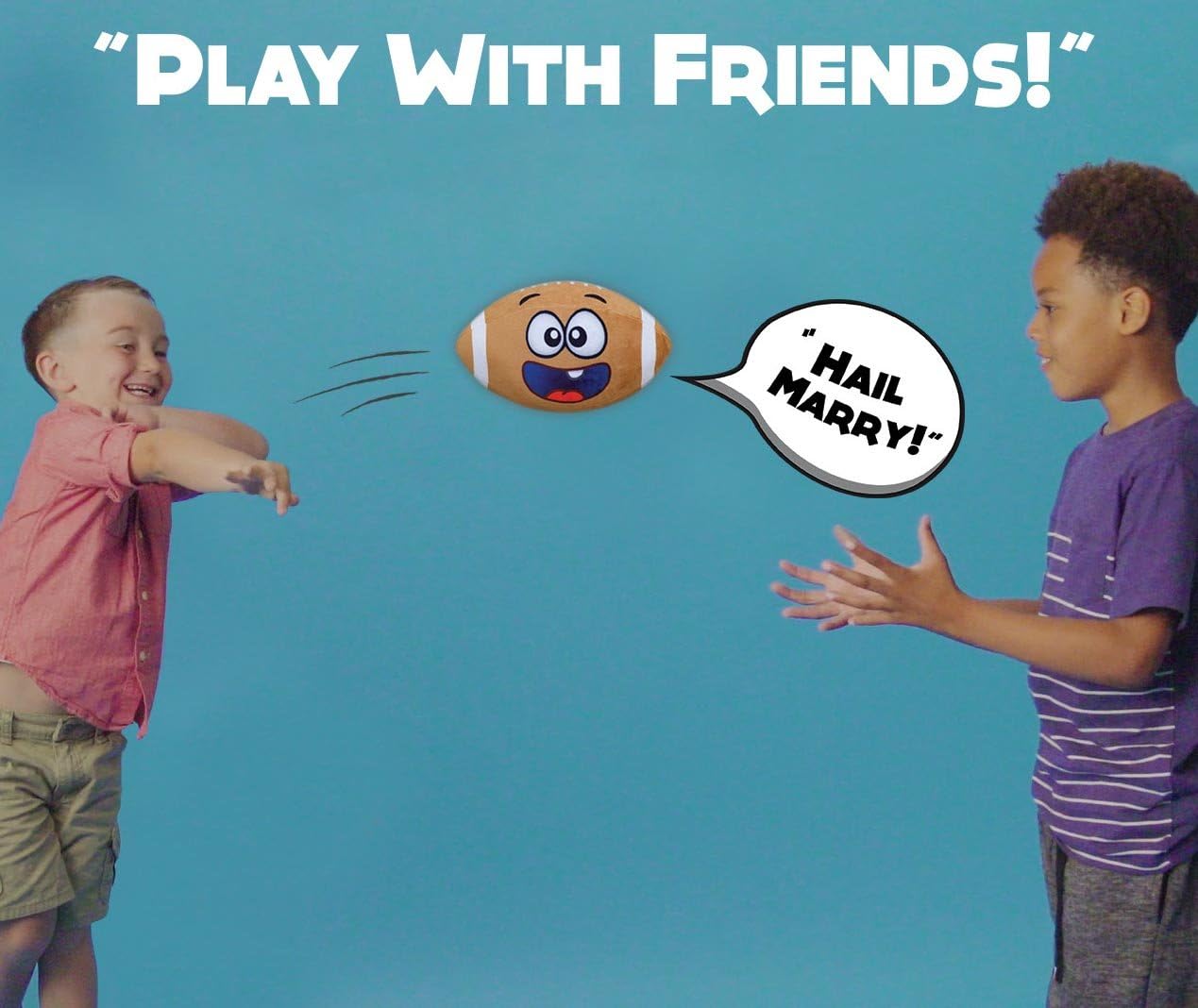 Move2Play Talkin' Sports, Hilariously Interactive Toy Football with Music & Sound FX, Toy for 3+ Year Old Boys : Toys & Games