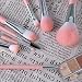 Juego de brochas de maquillaje, maquillaje Kabuki, base de polvo, contorno, rubor,...